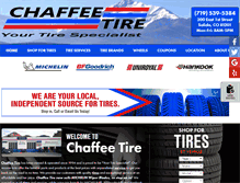 Tablet Screenshot of chaffeetire.com